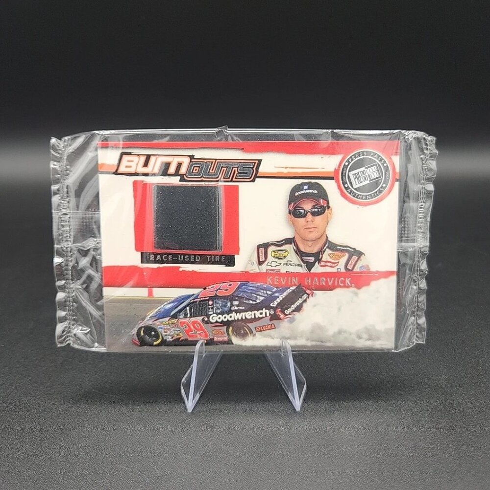 Kevin Harvick 2007 Press Pass Burnouts Race Used Tire Card